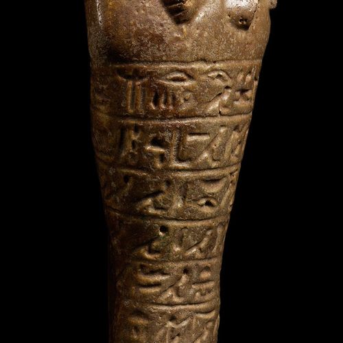 Uschebti des Iret-Hor-Eru Height: 20.1 cm.
Egypt, 29th Dynasty, early Ptolemaic &hellip;