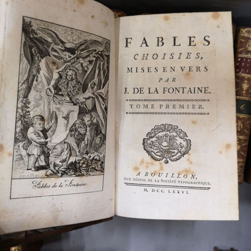 FRANCE, XVIIIème siècle : LA FONTAINE, MAROT, MONTAIGNE, ROUSSEAU, SAINT FOIX, S&hellip;