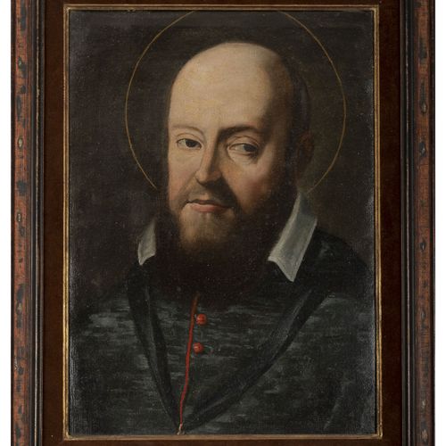 Dans le gout du XVIIème siècle Portrait de Saint François de Sales. 
Huile sur t&hellip;