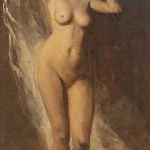 Alexis Joseph MAZEROLLE (1826 1889) Nu féminin. 
Huile sur toile. 
Signée en bas&hellip;