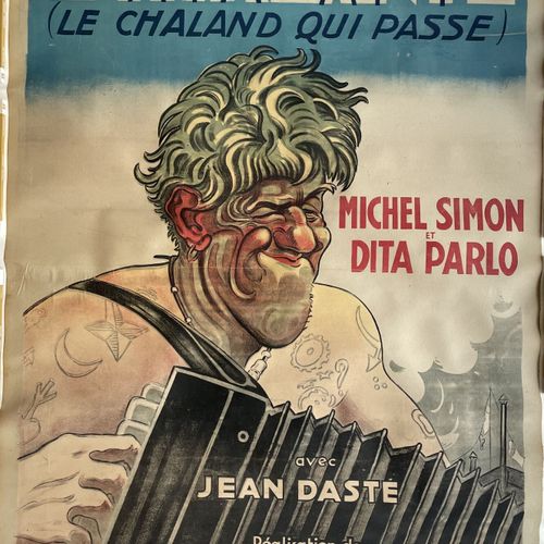 VIGO, Jean L'atalante (le chaland qui passe), 1933. 
Affiche en couleurs maroufl&hellip;