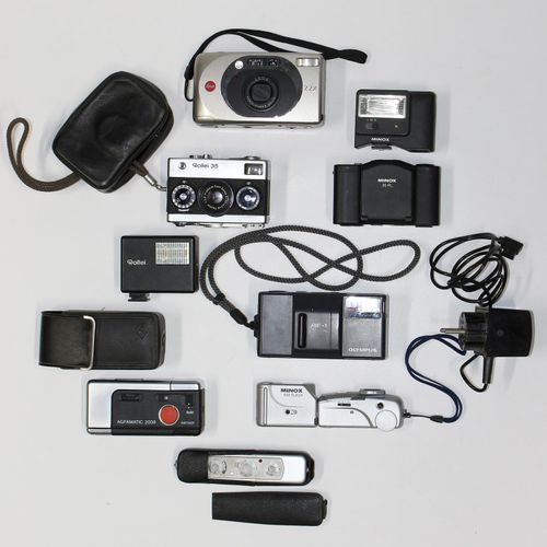 Kamerasammlung Minox, Leica a.O. 非常好的35毫米和小型相机收藏。其中，Minox MX + MX Flash 1998 200&hellip;