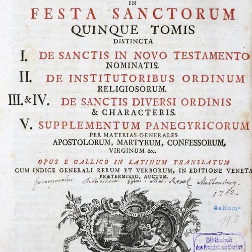 Houdry,V. Bibliotheca Concionatoria. (E Gallico Sermone in Latinum Translata et &hellip;