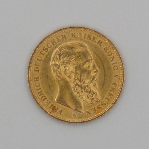 Null Pi7ce de 20 mark Friedrich Deutscher Kaiser Konig V. Preussen. 1888 A Or. 8&hellip;