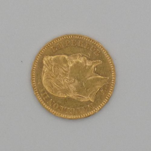 Null Pièce de 20 frs Napoléon III Empereur lauré tête à droite 1862 A OR. 6,5 gr&hellip;