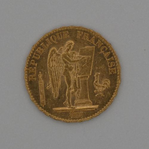 Null Pièce de 20 frs Republique Française au Génie 1897 A. OR. 6,4 grs ---- VEND&hellip;