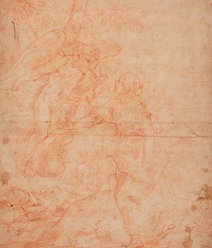 Null Entourage de Simone CANTARINI (1612-1648)
La fuite d’Agar : un ange apparaî&hellip;