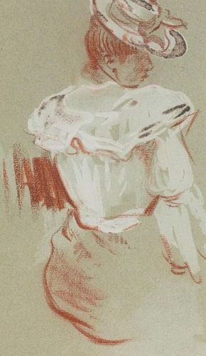 Null Albert LARTEAU (Nancy 1870 –Paris 1949)
Femme assise de trois quarts de dos&hellip;