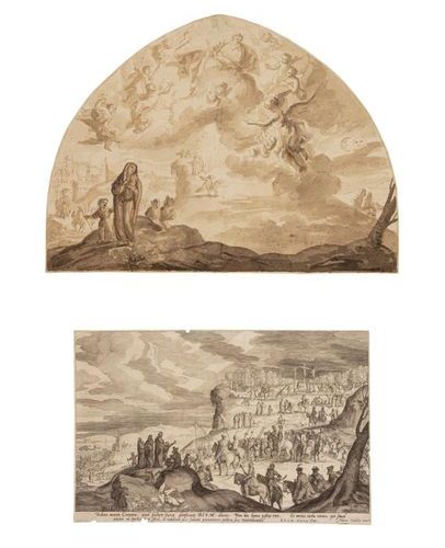 Null Isaac MAJOR (Francfort 1576 – Vienne 1630)
Une apparition
Plume et encre br&hellip;