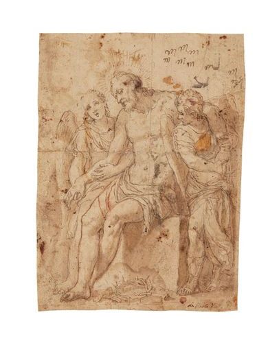 Null Atelier de Paolo VERONESE (1528 – 1588)
Le Christ soutenu par deux anges 
P&hellip;
