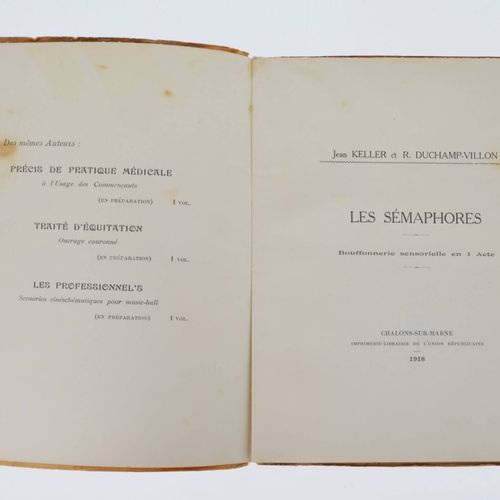 DUCHAMP-VILLON (Raymond) & KELLER (Jean). Le Semafori. Buffoneria sensoriale in &hellip;