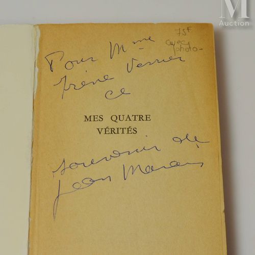 MARAIS (Jean). Ensemble de 3 volumes : - Jean Marais de Jean Cocteau. París, Cal&hellip;