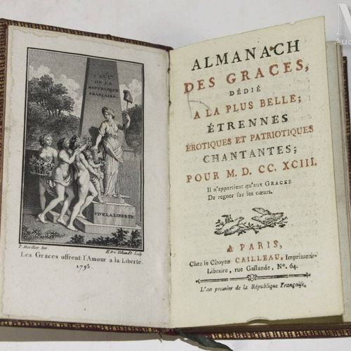 Almanach des Grâces. Almanach des Grâces. Dédié à la plus belle ; étrennes éroti&hellip;