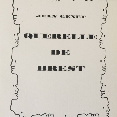 COCTEAU (Jean) & GENET (Jean). Querelle de Brest. Sl (Paris), sn (Morihien), sd &hellip;