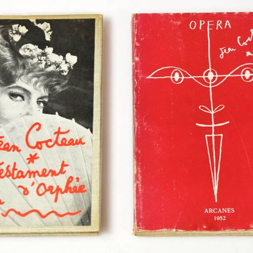 COCTEAU (Jean). 奥菲斯的遗嘱》，电影。摩纳哥，Éditions du rocher, 1961. 出版商提供的8开本插图精装本。

图版为拍摄的&hellip;