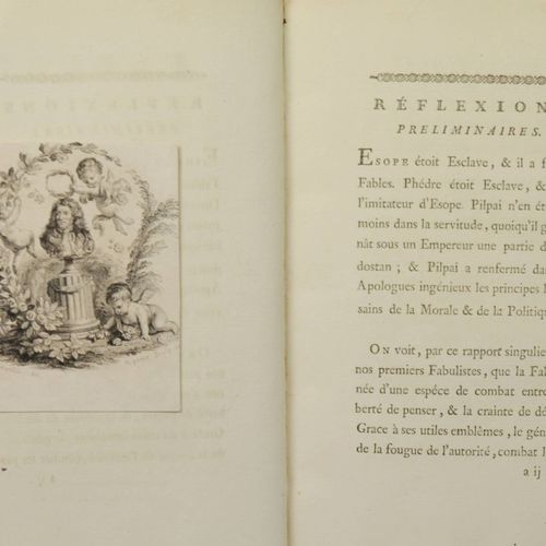 DORAT (Claude Joseph). Fables ou Allégories philosophiques.海牙和巴黎，Delalain，1772。
&hellip;