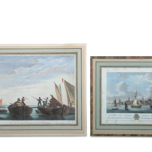 D'après DE JONG "Port de Veere"

Série des ports de Hollande

Gravure en couleur&hellip;