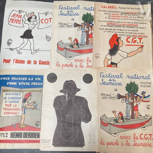 (DIVERS) - Politique, Sport et divers... 43 affiches



Lot de 43 affiches non e&hellip;