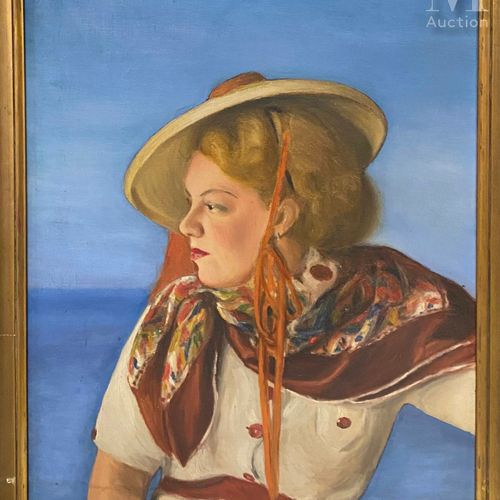 Ecole française du XXème Portrait de femme au chapeau



Huile sur toile

55 x 4&hellip;