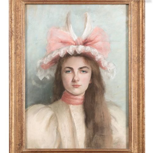 Ecole FRANCAISE du XXème siècle 戴着帽子的年轻女子的肖像

粉笔画
67 x 48.5厘米