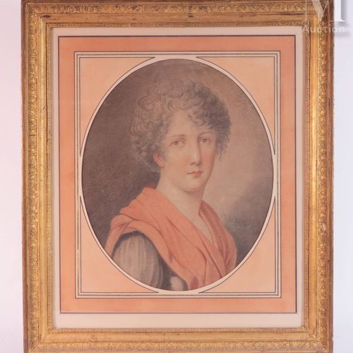 Ecole Française Néoclassique Porträt einer jungen Frau

Drei Bleistifte
34 x 28 &hellip;