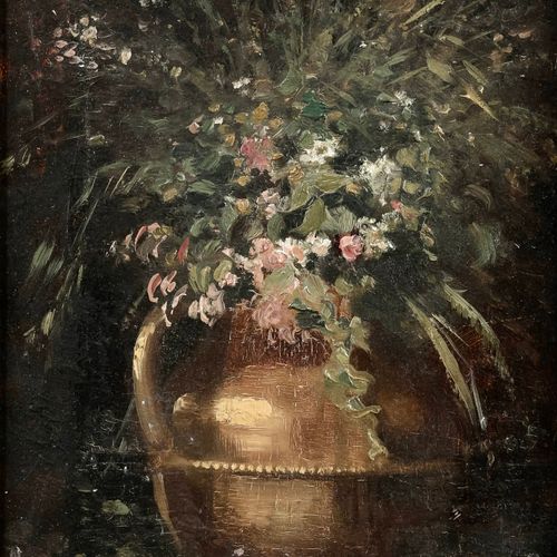 Ecole FRANCAISE du XIXème siècle Manojo de flores
Óleo sobre tabla
15,5 x 23 cm