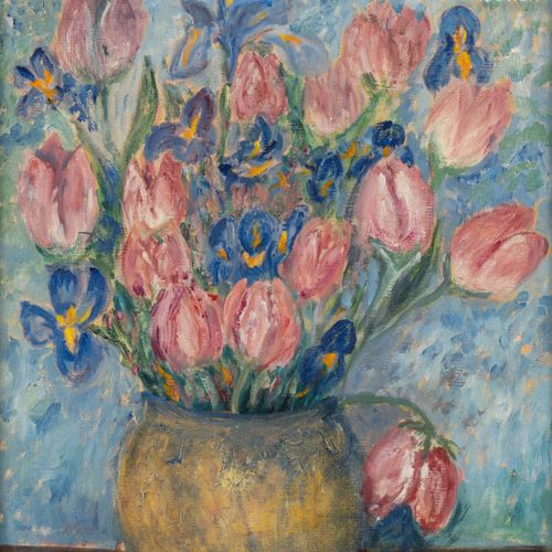 Ecole FRANCAISE du XX ème siècle Tulips and Iris

Oil on canvas of origin
41 x 3&hellip;