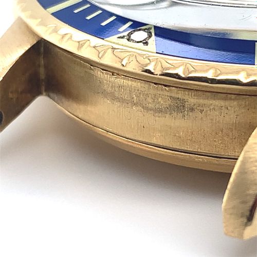 Rolex (*) Seltene, charismatische Vintage Taucherarmbanduhr im 18Kt Goldgehäuse &hellip;