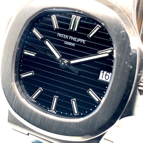 Patek Philippe Ultra-seltene, schwere und große Genfer Armbanduhr im 18Kt Weißgo&hellip;
