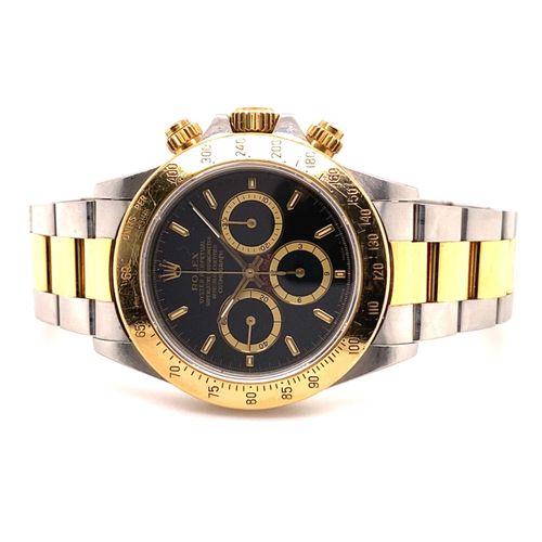 Rolex Attraktive Bi-Color Armbanduhr mit Chronograph, Inverted Six Zifferblatt, &hellip;