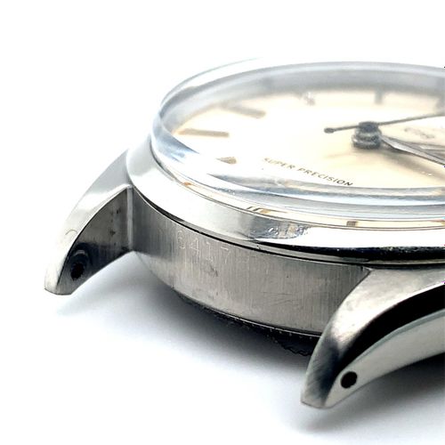 Rolex (*) Attraktive Vintage Armbanduhr mit Zentralsekunde und Rolex Service Kar&hellip;