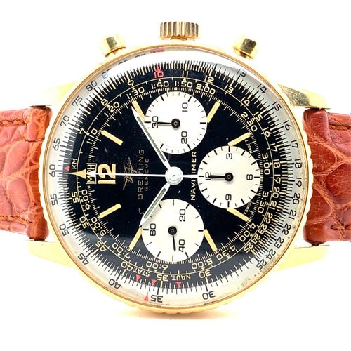 Breitling Begehrter Fliegerchronograph mit Rechenschieberfunktion über beidseiti&hellip;