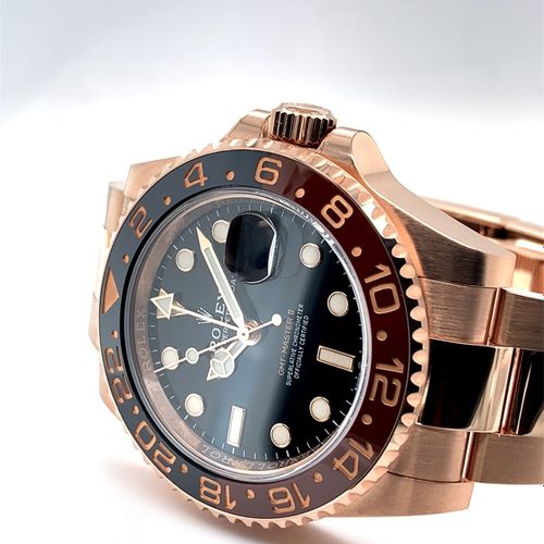 Rolex Nahezu neuwertige Armbanduhr mit zweifarbiger Lunette, 24h-Anzeige und Dat&hellip;
