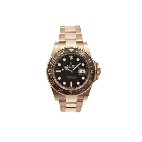 Rolex Nahezu neuwertige Armbanduhr mit zweifarbiger Lunette, 24h-Anzeige und Dat&hellip;
