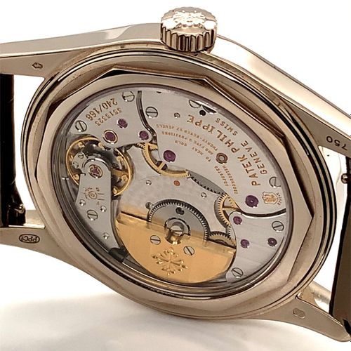 Patek Philippe Elegante Genfer Armbanduhr mit Datum - mit Originalschatulle, Pat&hellip;