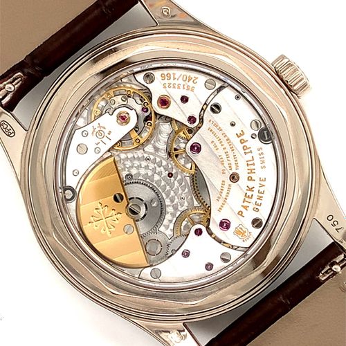 Patek Philippe Elegante Genfer Armbanduhr mit Datum - mit Originalschatulle, Pat&hellip;