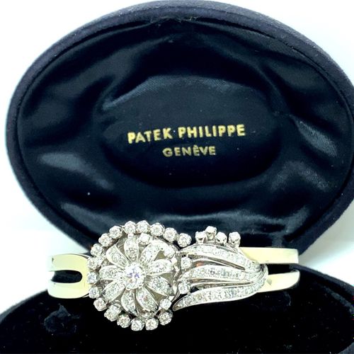 Patek Philippe (*) Luxuriöse Genfer Vintage Schmuckarmbanduhr mit verdecktem Zif&hellip;
