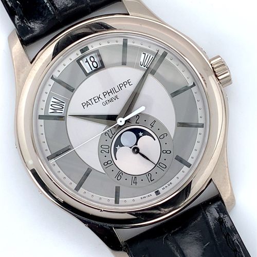Patek Philippe Nahezu neuwertige Genfer Armbanduhr - Jahreskalender - mit Origin&hellip;