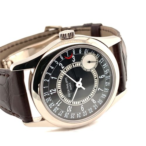 Patek Philippe Elegante Genfer Armbanduhr mit Datum - mit Originalschatulle, Pat&hellip;