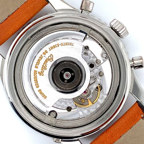 Breitling Sehr seltener Platin Fliegerchronograph mit "Tropical Dial"

Ref. L330&hellip;