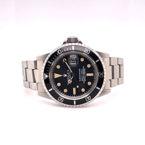 Rolex (*) A diver's very sought after vintage wristwatch with date and original &hellip;