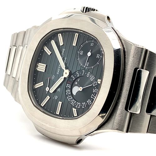 Patek Philippe Deportivo reloj de pulsera ginebrino con fase lunar, fecha manual&hellip;