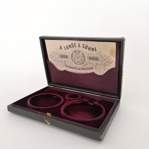 Lange & Söhne 重型格拉苏蒂Savonnette--锚定天文台表，质量为1A--带原盒和原证书--1890年售价600马克

Werknr. 282&hellip;
