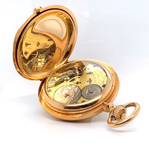 Lange & Söhne A heavy Glashuette hunting case pocket watch - lever chronometer, &hellip;