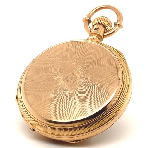 Lange & Söhne A heavy Glashuette gold hunting case pocket watch - manufactured i&hellip;