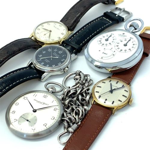 International Watch Co. Ensemble de 3 montres-bracelets et 2 montres de poche Et&hellip;