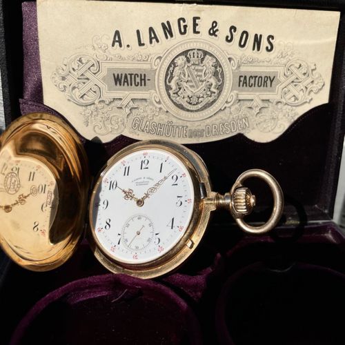 Lange & Söhne Lourde Glashütte Savonnette - chronomètre à ancre, fabriqué en qua&hellip;