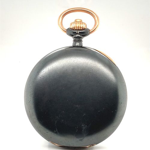 Lange & Söhne (*) 极为罕见的格拉苏蒂Savonnette，由François Borgel制作的黑色钢制表壳--带有原装盒子、表链和英文证书原&hellip;