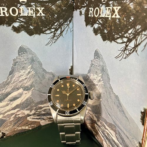 Rolex (*) An extremely rare and charismatic vintage diving wristwatch with "big &hellip;