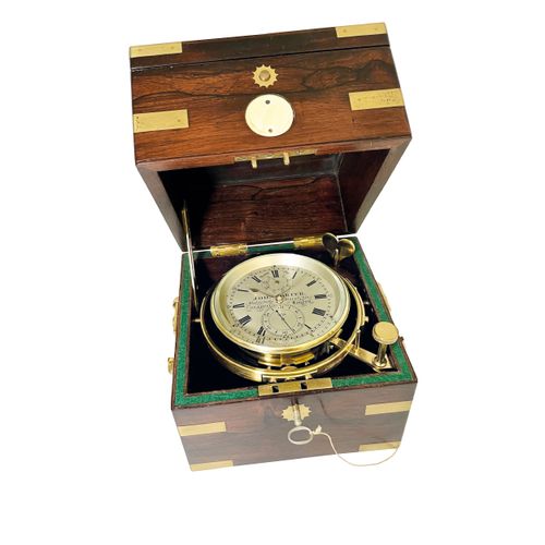John Carter Lote mixto de 1 cronómetro de barco y 3 relojes de observación Peque&hellip;